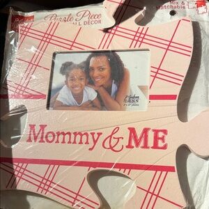 Pink 'Mommy & Me' Puzzle Piece Frame by